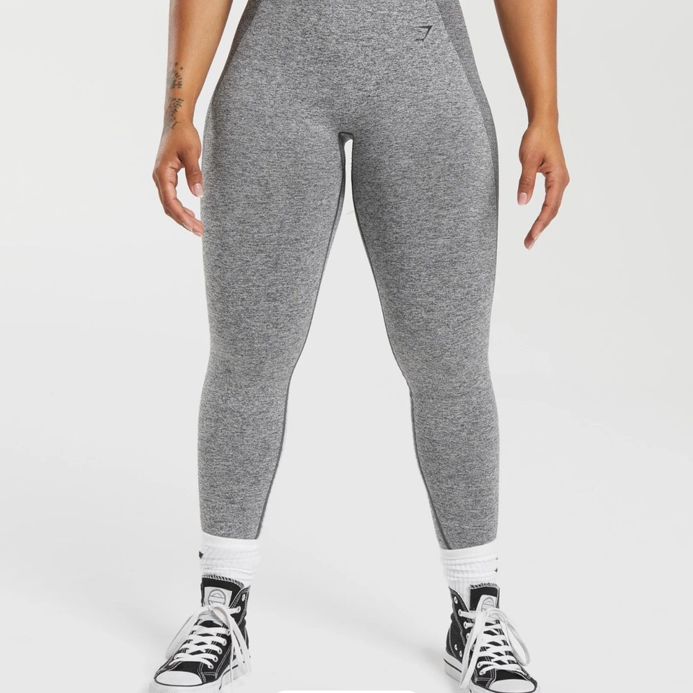 Gymshark Gray High-Waisted Leggings